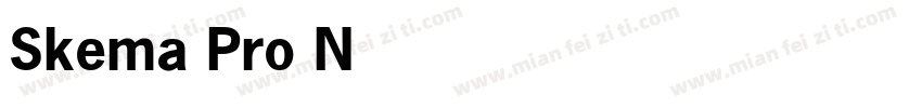 Skema Pro News Bold字体转换
